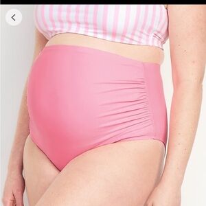 Maternity swim bottom high waist-over belly